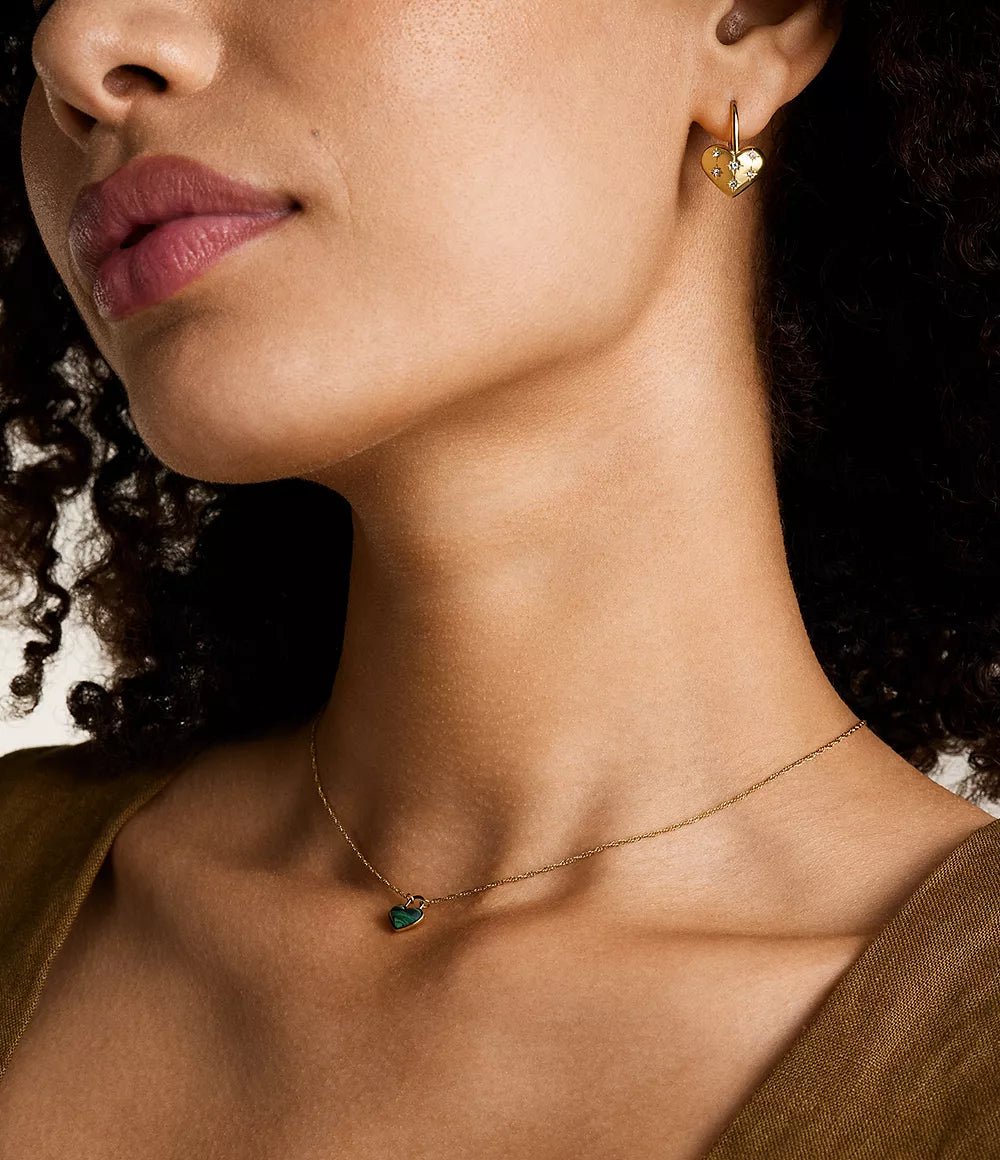 Sadie All My Love Gold-Tone Stainless Steel Heart Drop Earrings JF04833710 - Shop Authentic FOSWOMEAR(s) from Maybrands - for as low as ₦114500! 