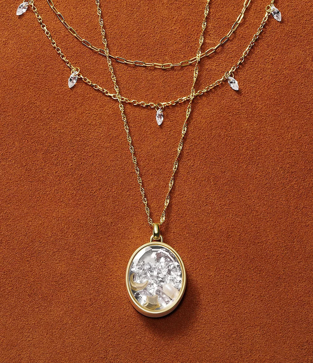 Sutton Shaky Glitz Gold-Tone Stainless Steel Moon and Star Pendant Necklace JF04893710 - Shop Authentic FOSWOMNEC(s) from Maybrands - for as low as ₦164000! 