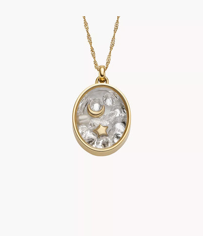 Sutton Shaky Glitz Gold-Tone Stainless Steel Moon and Star Pendant Necklace JF04893710 - Shop Authentic FOSWOMNEC(s) from Maybrands - for as low as ₦164000! 