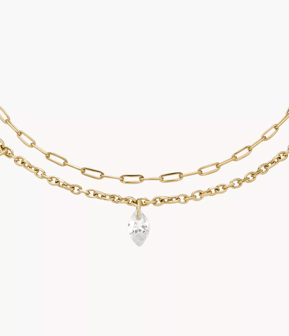 Ellis Shaky Glitz Gold-Tone Stainless Steel Multi-Strand Bracelet JF04895710 - Shop Authentic FOSWOMBRA(s) from Maybrands - for as low as ₦131000! 