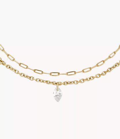 Ellis Shaky Glitz Gold-Tone Stainless Steel Multi-Strand Bracelet JF04895710 - Shop Authentic FOSWOMBRA(s) from Maybrands - for as low as ₦131000! 