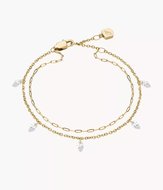 Ellis Shaky Glitz Gold-Tone Stainless Steel Multi-Strand Bracelet JF04895710 - Shop Authentic FOSWOMBRA(s) from Maybrands - for as low as ₦131000! 