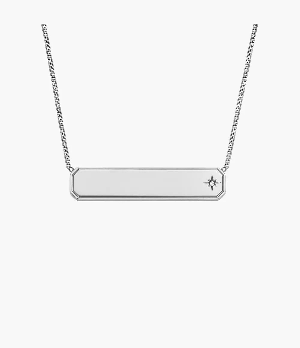 Sadie Stainless Steel ID Necklace JF04927040 - Shop Authentic FOSWOMNEC(s) from Maybrands - for as low as ₦98000! 