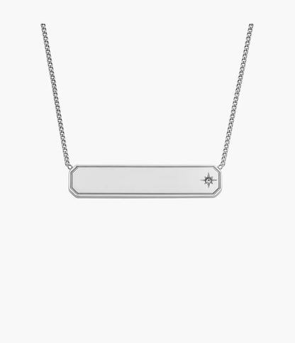 Sadie Stainless Steel ID Necklace JF04927040 - Shop Authentic FOSWOMNEC(s) from Maybrands - for as low as ₦98000! 
