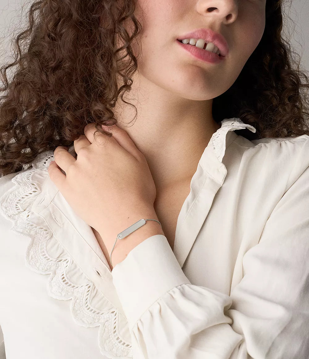 Sadie Stainless Steel ID Bracelet JF04929040 - Shop Authentic FOSWOMBRA(s) from Maybrands - for as low as ₦81500! 