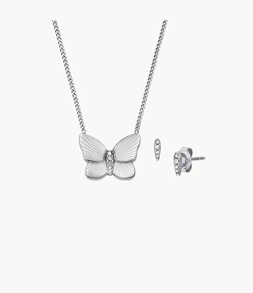 Sutton Stainless Steel Butterfly Necklace and Earrings Gift Set JF04935SET - Shop Authentic FOSWOMSET(s) from Maybrands - for as low as ₦164000! 