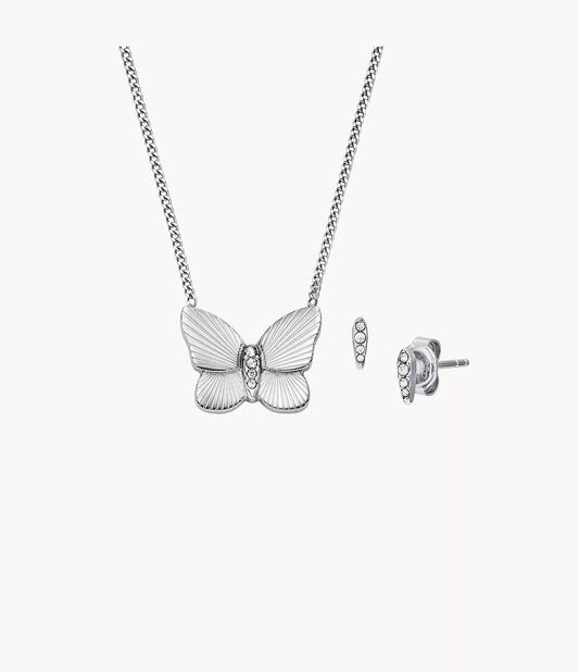 Sutton Stainless Steel Butterfly Necklace and Earrings Gift Set JF04935SET - Shop Authentic FOSWOMSET(s) from Maybrands - for as low as ₦164000! 