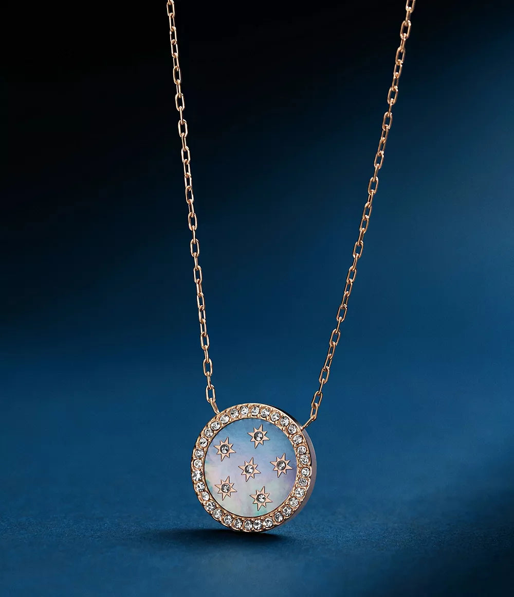 Merrit Classic Mother-of-Pearl Rose Gold-Tone Stainless Steel Pendant Necklace JF04936791 - Shop Authentic FOSWOMNEC(s) from Maybrands - for as low as ₦131000! 