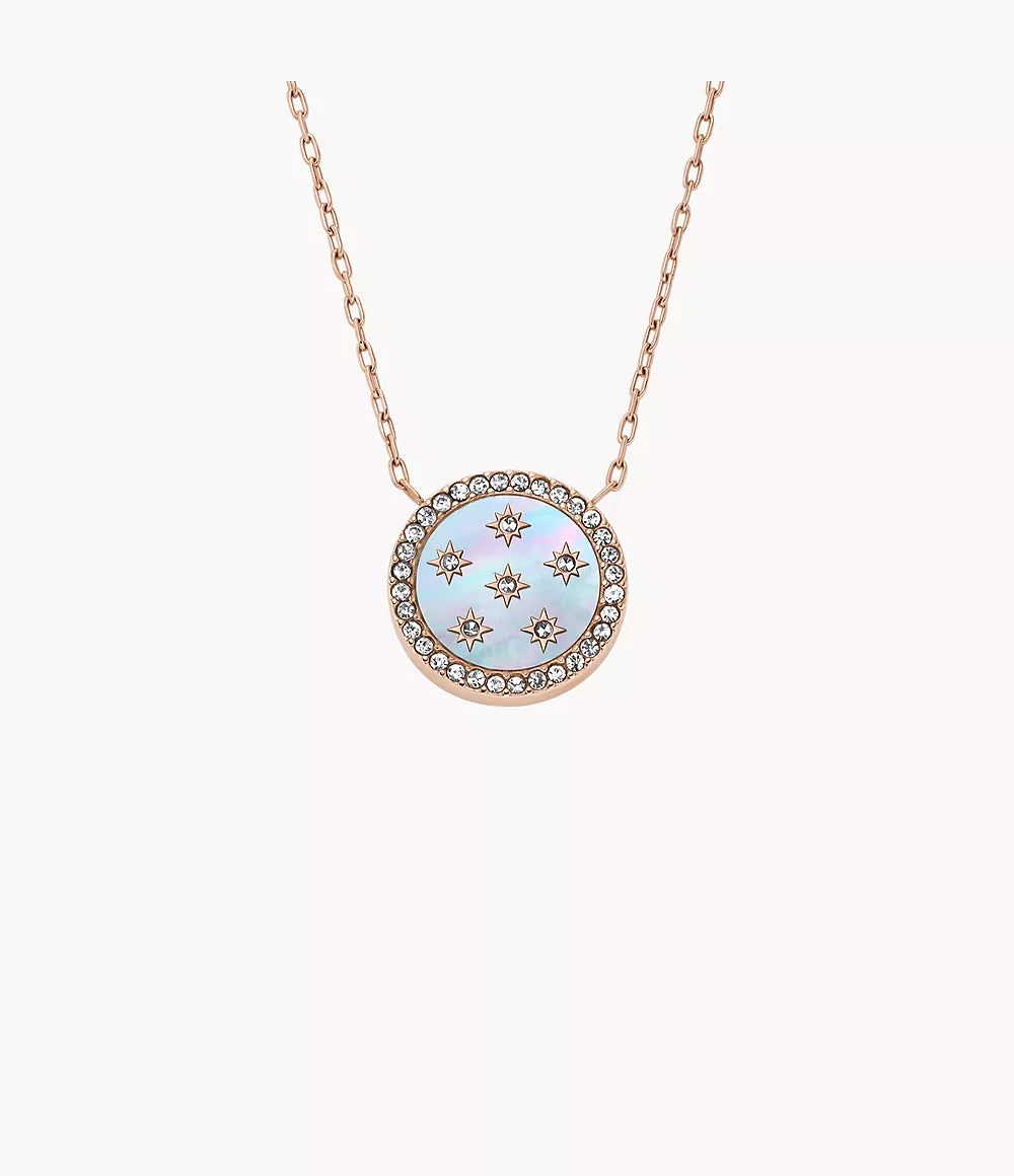 Merrit Classic Mother-of-Pearl Rose Gold-Tone Stainless Steel Pendant Necklace JF04936791 - Shop Authentic FOSWOMNEC(s) from Maybrands - for as low as ₦131000! 