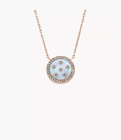 Merrit Classic Mother-of-Pearl Rose Gold-Tone Stainless Steel Pendant Necklace JF04936791 - Shop Authentic FOSWOMNEC(s) from Maybrands - for as low as ₦131000! 