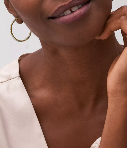 Fossil Gold-Tone Brass Hoop Earrings JOA00808710 - Shop Authentic Earrings(s) from Maybrands - for as low as ₦113000! 