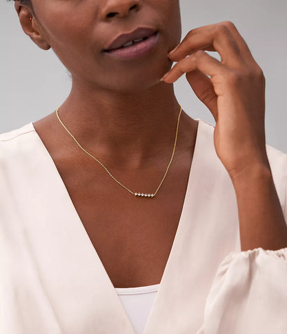 Fossil Hazel Classic Glitz Gold-Tone Brass Station Necklace JOA00811710 - Shop Authentic necklaces(s) from Maybrands - for as low as ₦102500! 