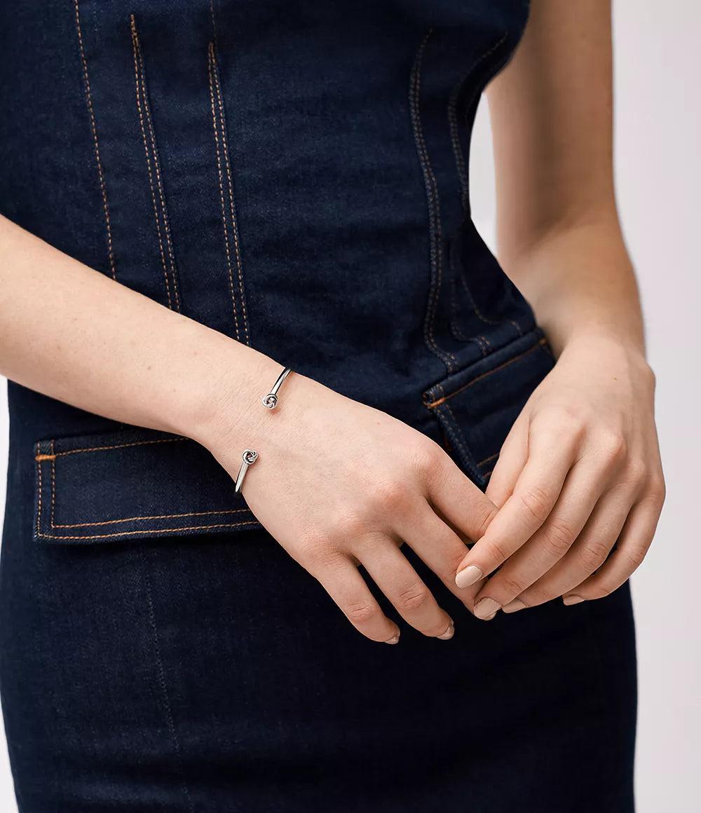 Sawyer Love Knot Stainless Steel Cuff Bracelet JOF01055040 - Shop Authentic FOSWOMBRA(s) from Maybrands - for as low as ₦131000! 