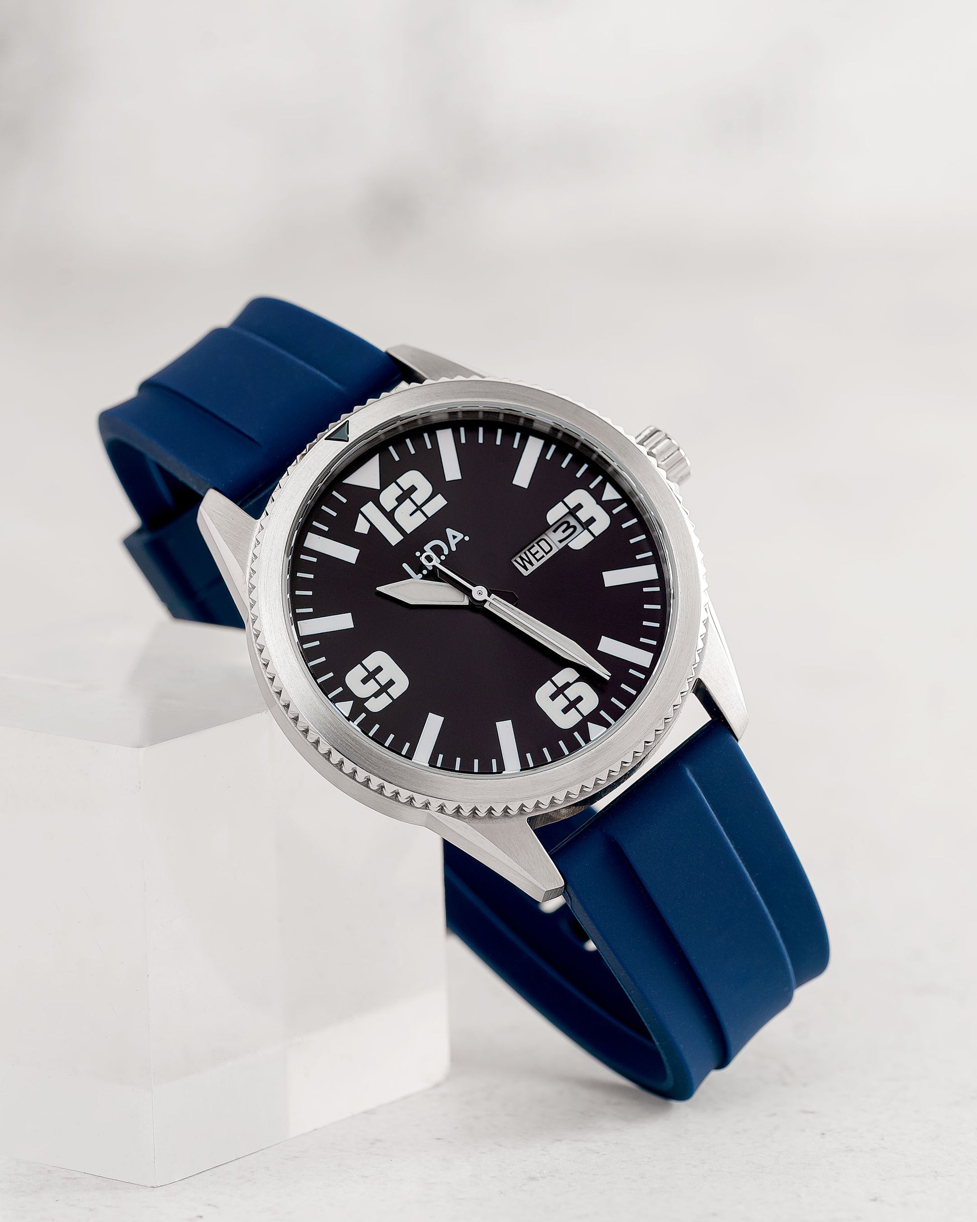 Lida Blue Silicone Date Watch LD00004 - Shop Authentic LIDFASWAT(s) from Maybrands - for as low as ₦143500! 