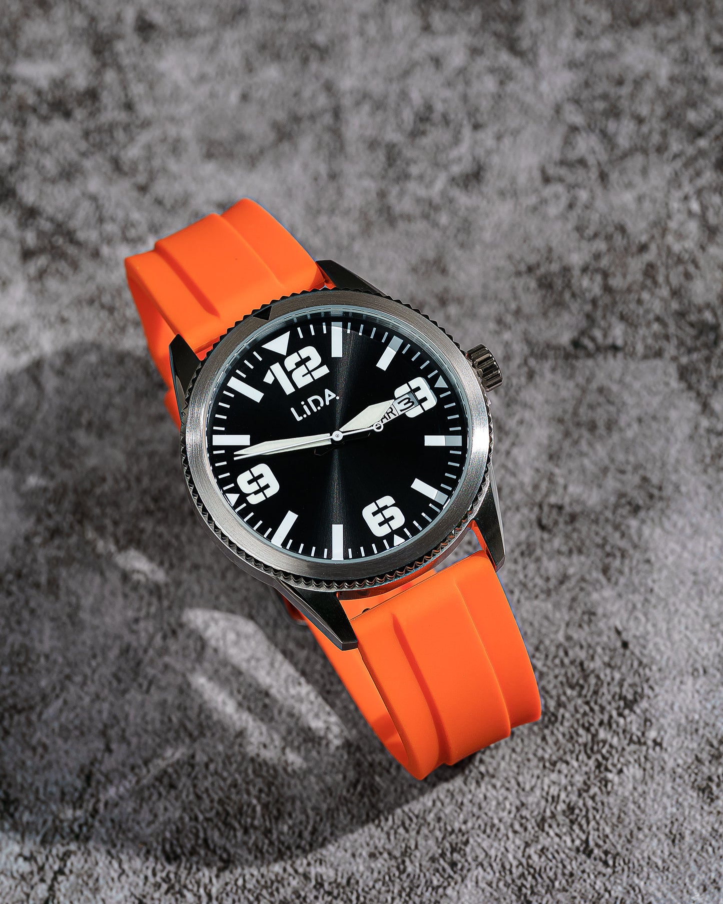 Lida Orange Silicone Date Watch LD00003 - Shop Authentic LIDFASWAT(s) from Maybrands - for as low as ₦143500! 