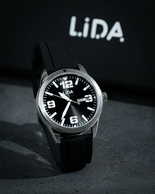 Lida Black Silicone Date Watch LD00001 - Shop Authentic LIDFASWAT(s) from Maybrands - for as low as ₦143500! 