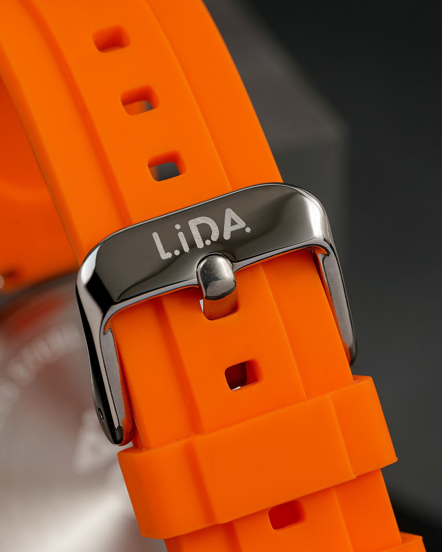 Lida Orange Silicone Date Watch LD00003 - Shop Authentic LIDFASWAT(s) from Maybrands - for as low as ₦143500! 