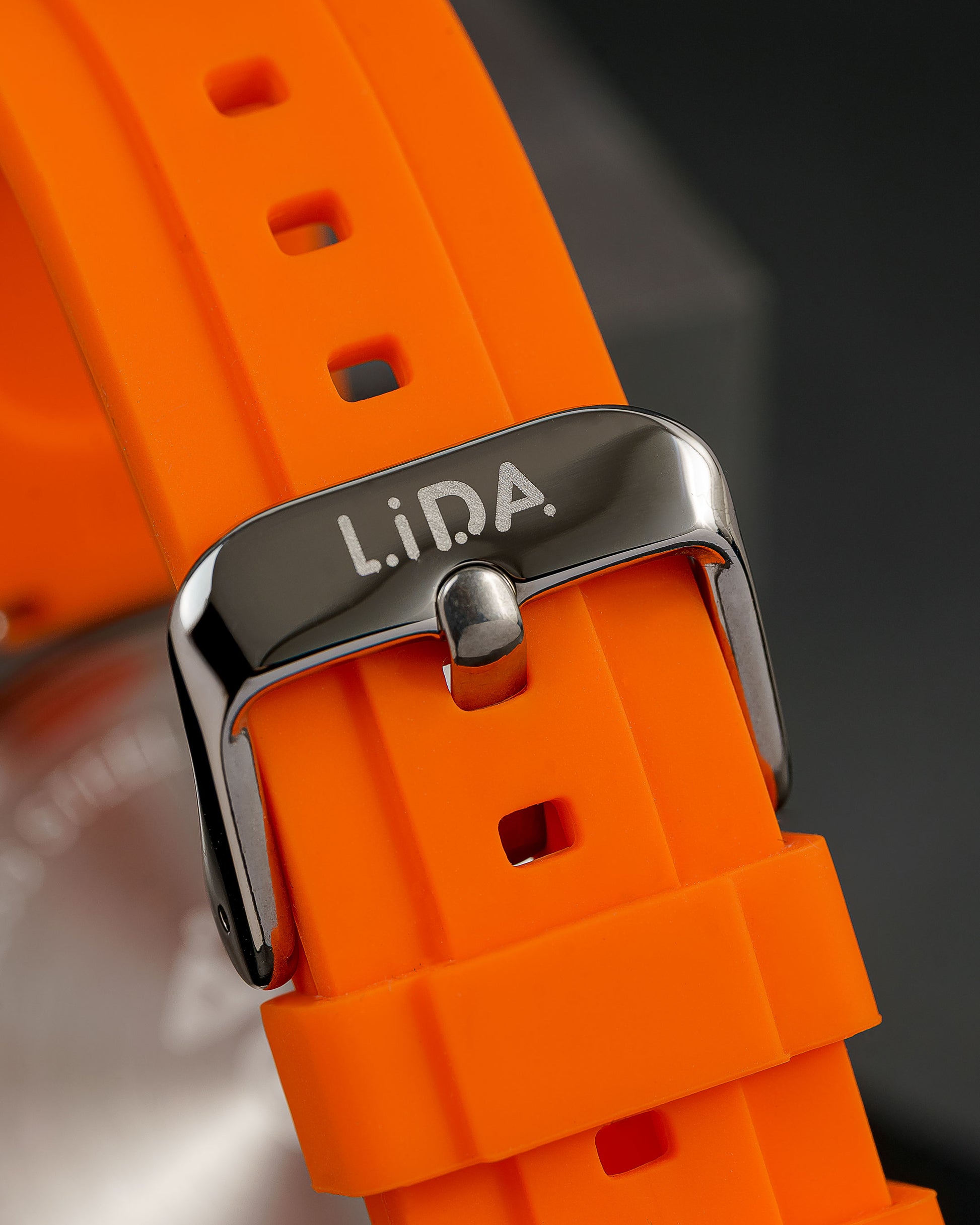 Lida Orange Silicone Date Watch LD00003 - Shop Authentic LIDFASWAT(s) from Maybrands - for as low as ₦143500! 