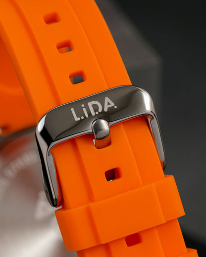 Lida Orange Silicone Date Watch LD00003 - Shop Authentic LIDFASWAT(s) from Maybrands - for as low as ₦143500! 