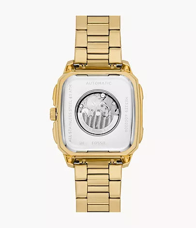 ME3239-Fossil Inscription Automatic Gold-Tone Stainless Steel Watch for Men - Shop Authentic watch(s) from Maybrands - for as low as ₦255500! 