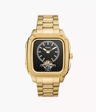 ME3239-Fossil Inscription Automatic Gold-Tone Stainless Steel Watch for Men - Shop Authentic watch(s) from Maybrands - for as low as ₦255500! 