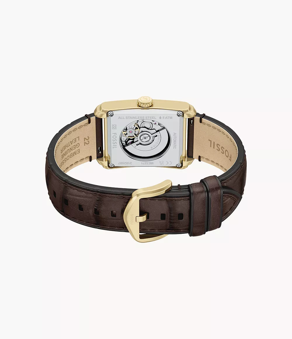 Carraway Automatic Brown Croco Leather Watch ME3271 - Shop Authentic FOSMENWAT(s) from Maybrands - for as low as ₦511000! 
