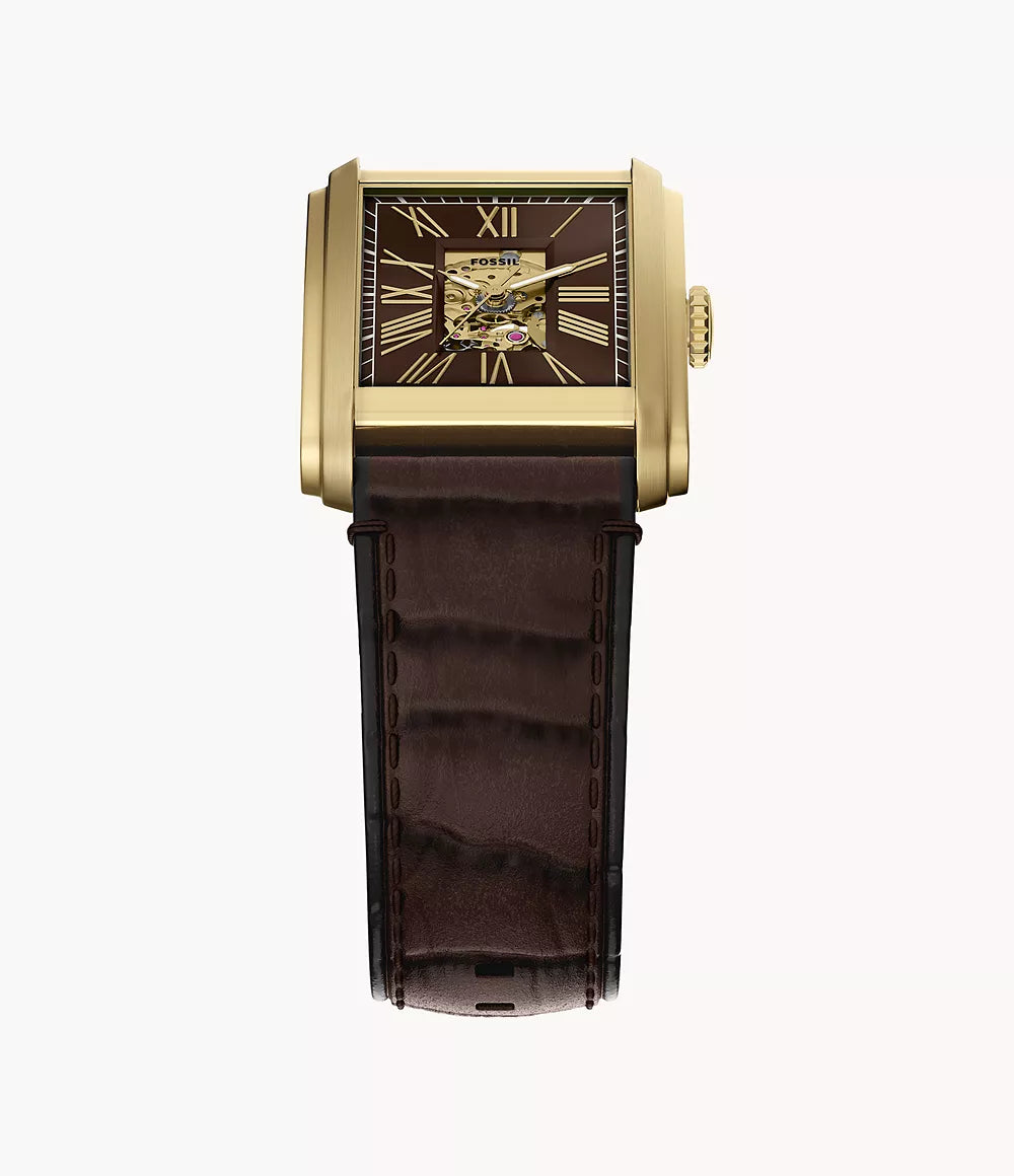Carraway 30mm Automatic Brown Croco Leather Watch ME3281 - Shop Authentic FOSMENWAT(s) from Maybrands - for as low as ₦603000! 