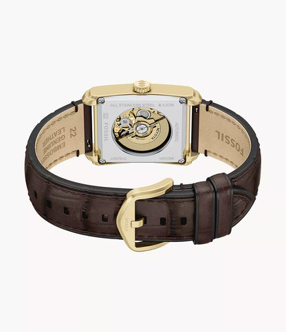 Carraway 30mm Automatic Brown Croco Leather Watch ME3281 - Shop Authentic FOSMENWAT(s) from Maybrands - for as low as ₦603000! 