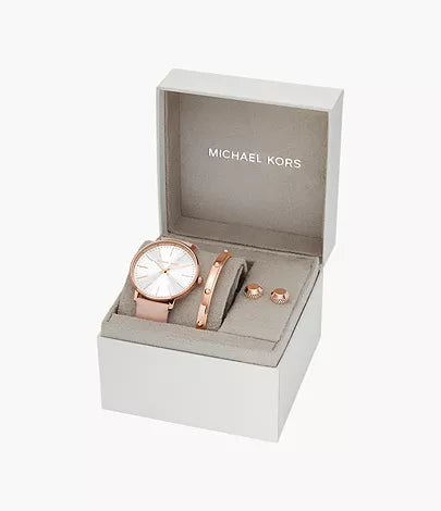 MK1078SET - Michael Kors Pyper Three-Hand Blush Watch and Jewelry Gift Set - Shop Authentic watch(s) from Maybrands - for as low as ₦366000! 