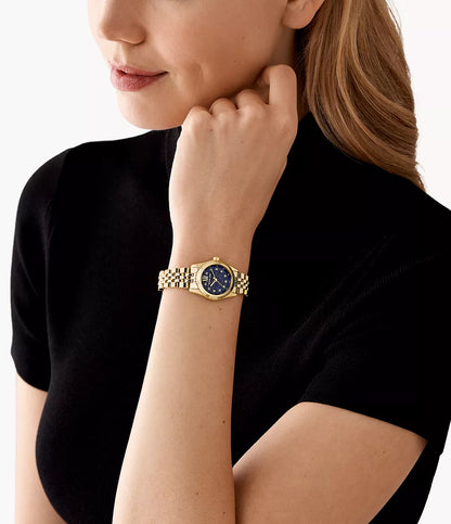 Michael Kors Lexington Three-Hand Gold-Tone Stainless Steel Watch MK4802 - Shop Authentic Watches(s) from Maybrands - for as low as ₦455500! 