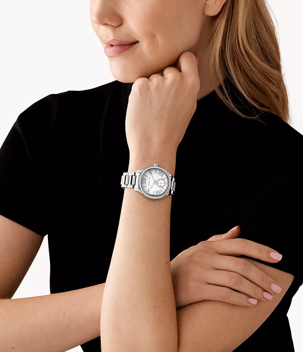 Michael Kors Sage Three-Hand Stainless Steel Watch MK4807 - Shop Authentic Watches(s) from Maybrands - for as low as ₦510500! 