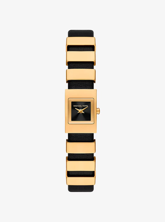 Mini Darrington Gold-Tone and Leather Watch MK4887 - Shop Authentic MICWOMWAT(s) from Maybrands - for as low as ₦507500! 