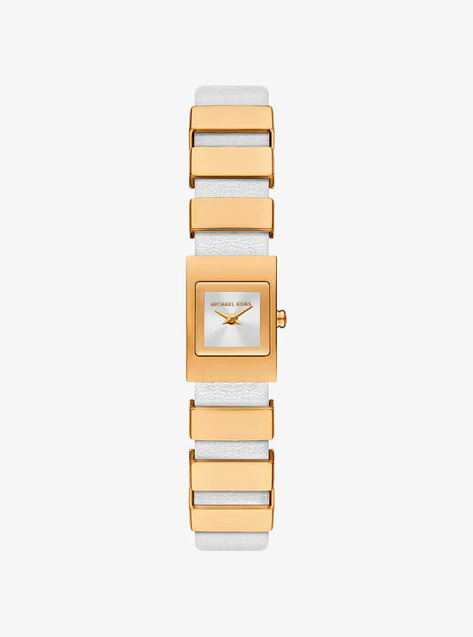 Mini Darrington Gold-Tone and Leather Watch MK4899 - Shop Authentic MICWOMWAT(s) from Maybrands - for as low as ₦507500! 