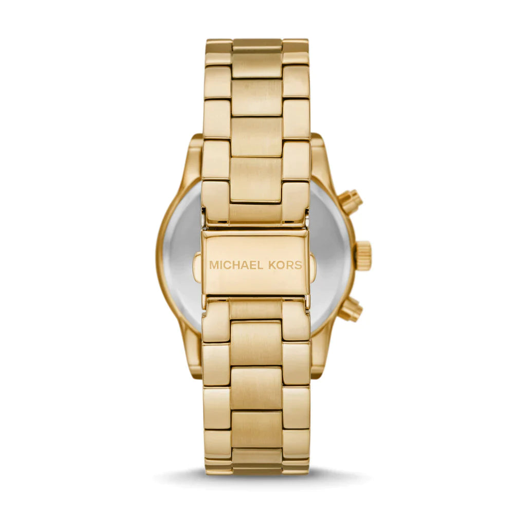 MK7310 - Michael Kors Ritz Chronograph Gold-Tone Stainless Steel Watch - Shop Authentic watch(s) from Maybrands - for as low as ₦349000! 
