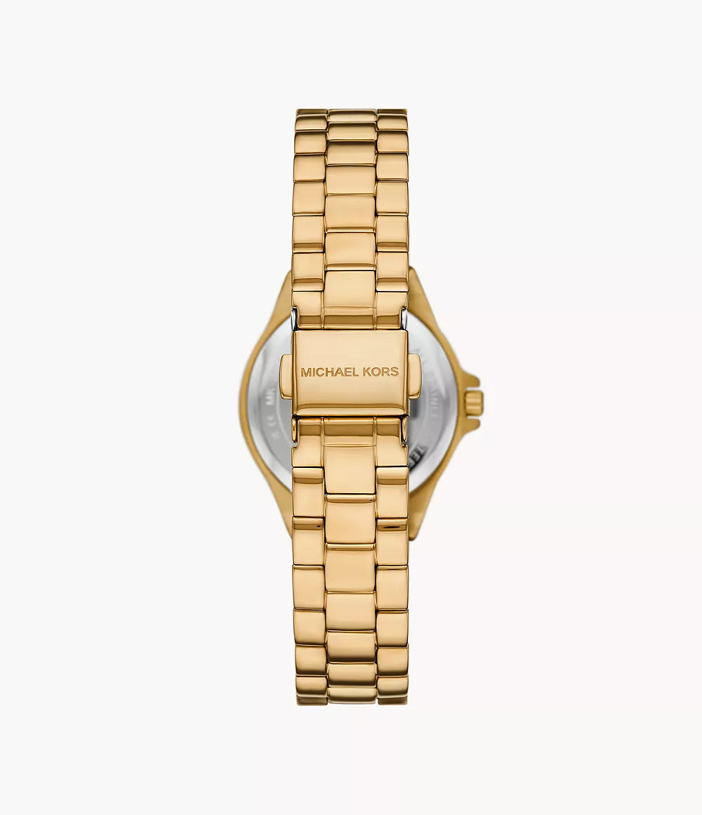 MK7394 Michael Kors Lennox Three-Hand Gold-Tone Stainless Steel Watch - Shop Authentic watches(s) from Maybrands - for as low as ₦629500! 