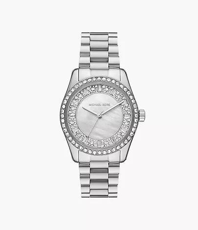 MK7445-Michael Kors Lexington Three-Hand Stainless Steel Watch for Women - Shop Authentic watch(s) from Maybrands - for as low as ₦498000! 