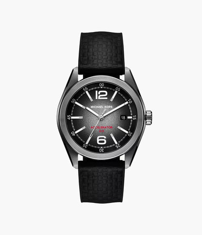 Michael Kors Accelerator 2.0 Three-Hand Date Black Nylon and Silicone Watch MK9175 - Shop Authentic Watches(s) from Maybrands - for as low as ₦475000! 