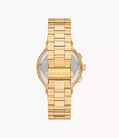 Michael Kors Billie Chronograph Gold-Tone Stainless Steel Watch MK9220 - Shop Authentic MICMENWAT(s) from Maybrands - for as low as ₦480000! 