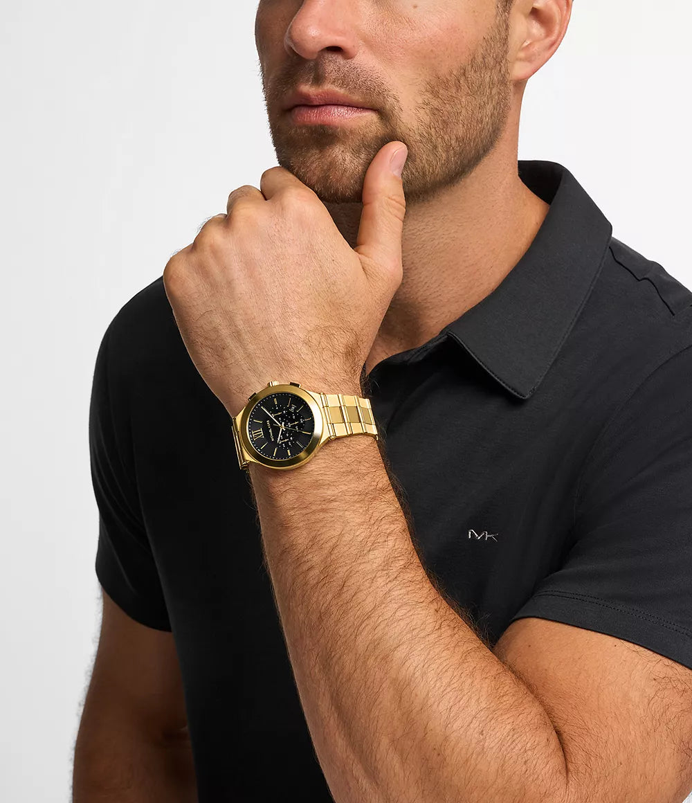 Michael Kors Billie Chronograph Gold-Tone Stainless Steel Watch MK9220 - Shop Authentic MICMENWAT(s) from Maybrands - for as low as ₦480000! 