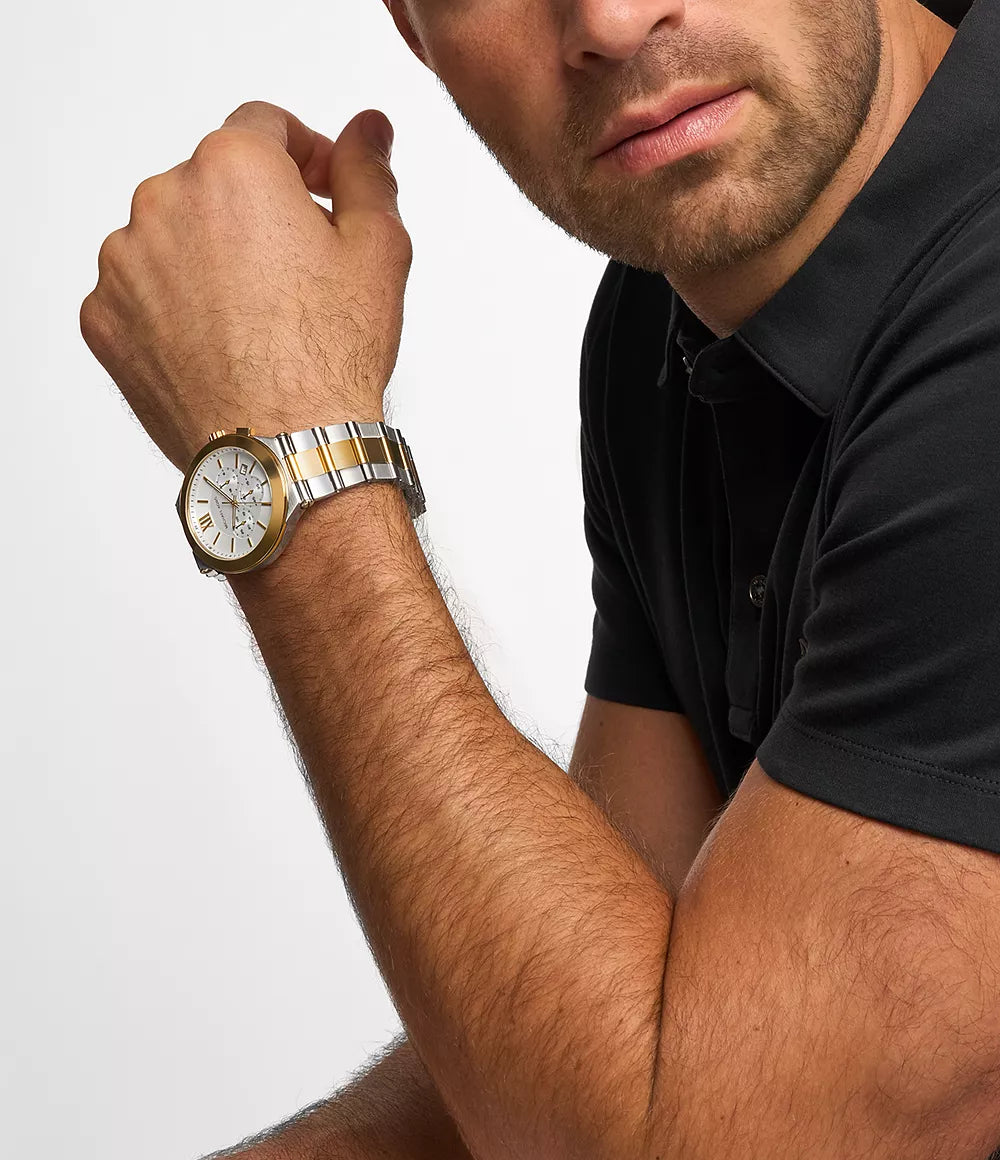 Michael Kors Billie Chronograph Two-Tone Stainless Steel Watch MK9221 - Shop Authentic MICMENWAT(s) from Maybrands - for as low as ₦480000! 