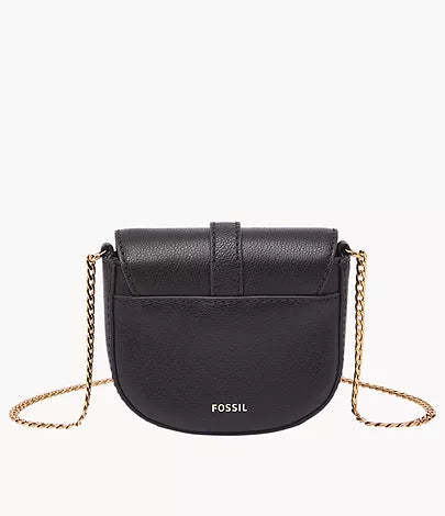 SHB3148001 - Fossil Emery Black Leather Micro Crossbody Bag For Women - Shop Authentic handbag(s) from Maybrands - for as low as ₦234500! 