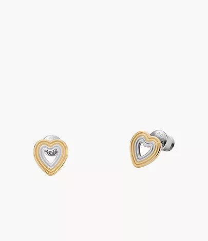 SKJ1677998-Skagen Kariana Two-Tone Stainless Steel Stud Earrings for Women - Shop Authentic earrings(s) from Maybrands - for as low as ₦46000! 