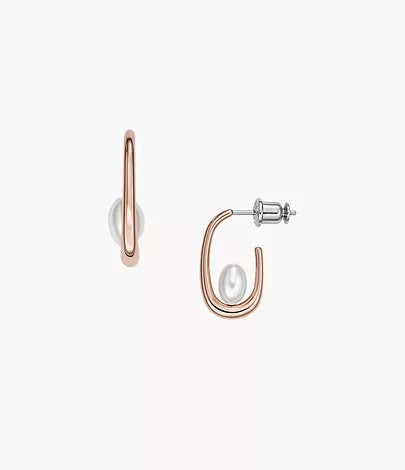 SKJ1747791 - Skagen Agnethe Pearl Shell Hoop Earrings for Women - Shop Authentic earrings(s) from Maybrands - for as low as ₦120000! 