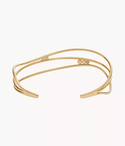 SKJ1764710 - Skagen Kariana Waves Gold-Tone Stainless Steel Cuff Bracelet - Shop Authentic bracelets(s) from Maybrands - for as low as ₦141000! 