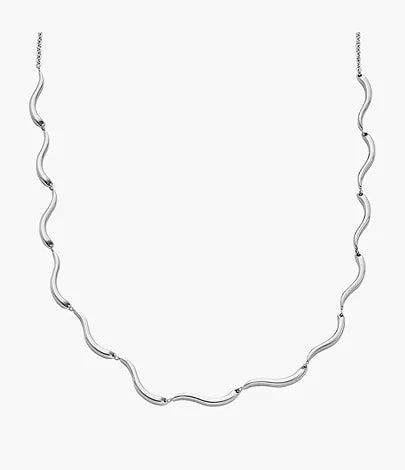 SKJ1795040 - Skagen Kariana Waves Stainless Steel Chain Necklace for Women - Shop Authentic necklaces(s) from Maybrands - for as low as ₦120000! 