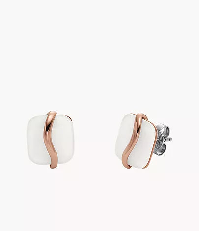 SKJ1817791 - Skagen Sofie Sea Glass White Organic-Shaped Stud Earrings - Shop Authentic watches(s) from Maybrands - for as low as ₦61000! 