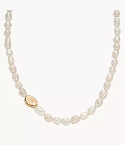 SKJ1824710 - Skagen Agnethe Pearl White Freshwater Pearl Necklace for women - Shop Authentic necklaces(s) from Maybrands - for as low as ₦154500! 