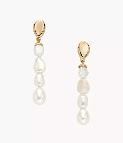 SKJ1827710- Skagen Agnethe Pearl White Freshwater Pearl Drop Earrings for Women - Shop Authentic earrings(s) from Maybrands - for as low as ₦137000! 