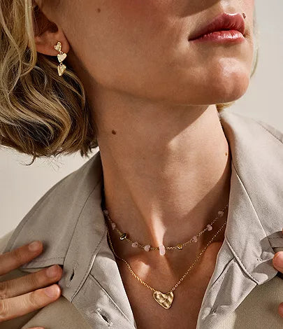 Anja Rose Quartz Gold-Tone Stainless Steel Necklace SKJ1865710 - Shop Authentic SKAWOMNEC(s) from Maybrands - for as low as ₦162500! 