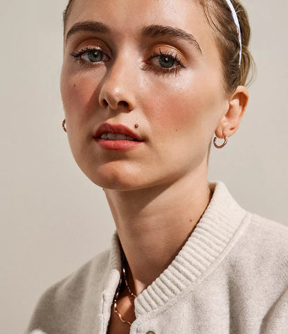 Moderne Stak Gold-Tone Stainless Steel Hoop Earrings SKJ1868710 - Shop Authentic SKAWOMEAR(s) from Maybrands - for as low as ₦97500! 